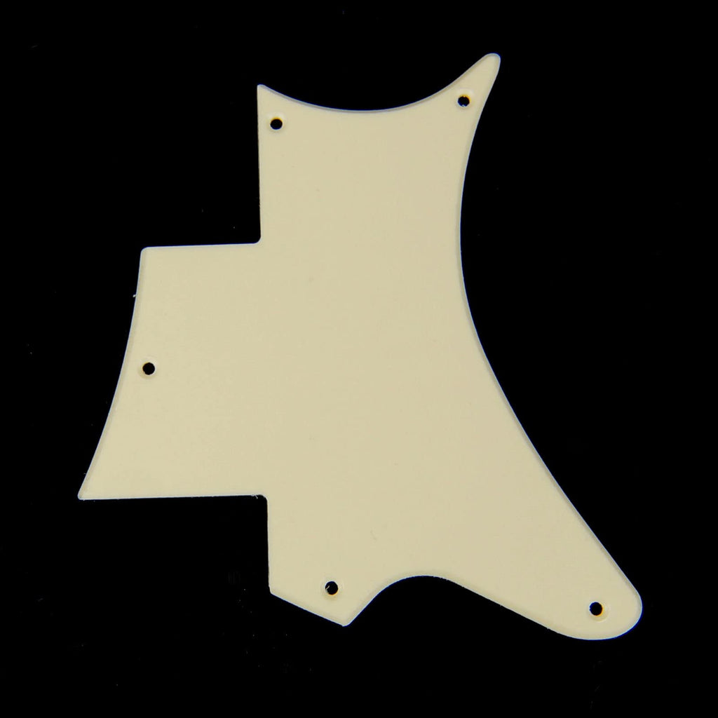 Replacement guitar pickguard for PRS SE flat-top, 1-ply Cream