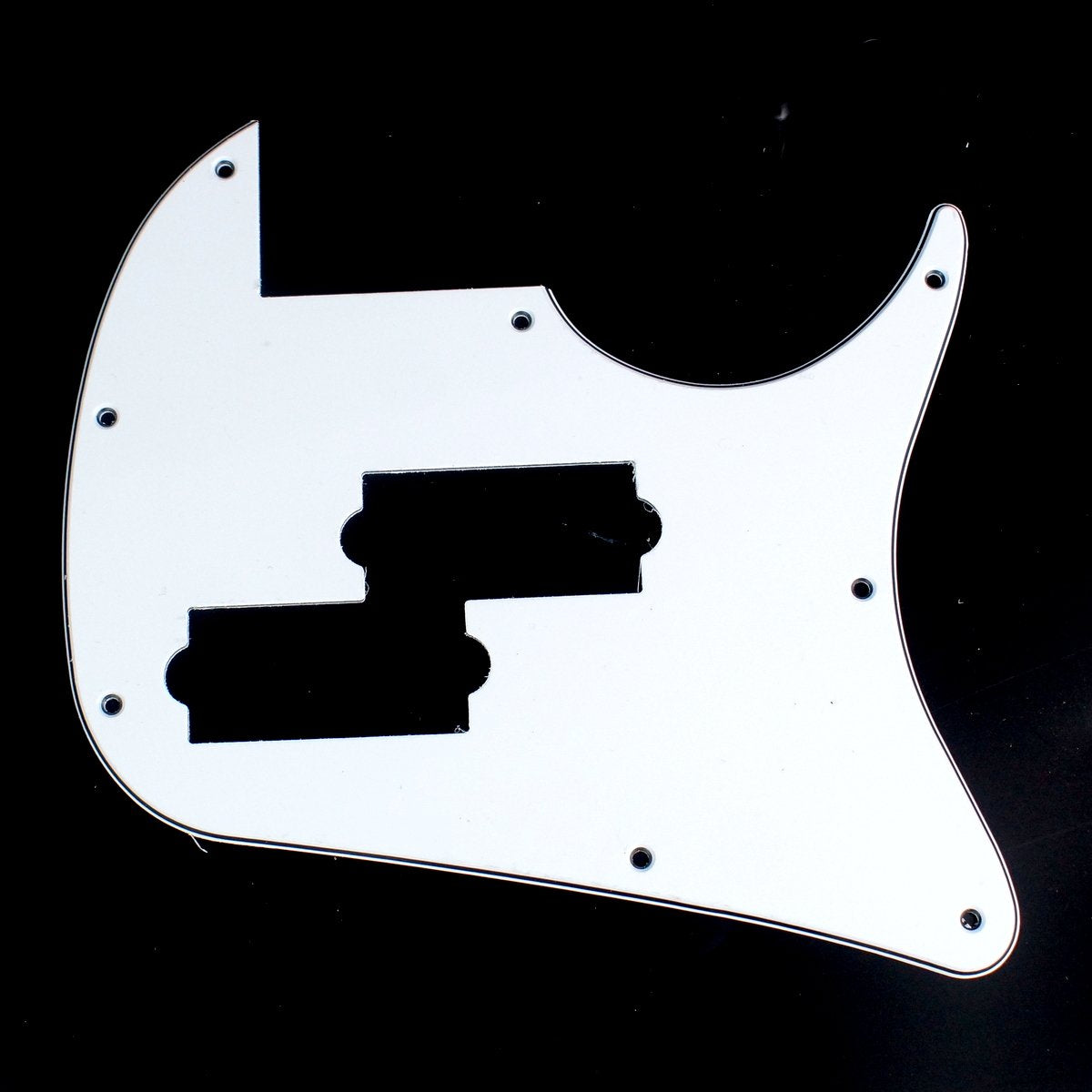 Custom replacement IBANEZ TR50 Bass Guitar Pickguard,3ply White