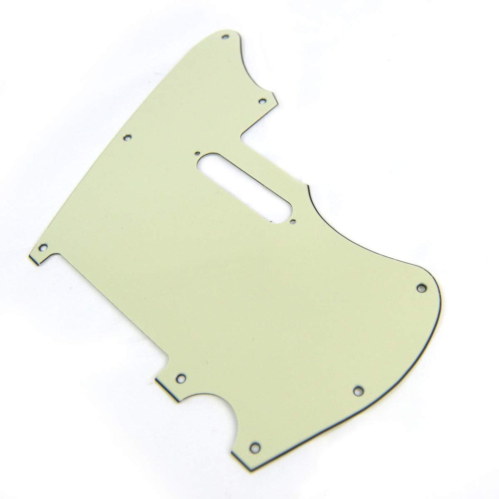 Jazzcaster/telemaster Hybrid Style Guitar Pickguard,1 pickup, Mint Green