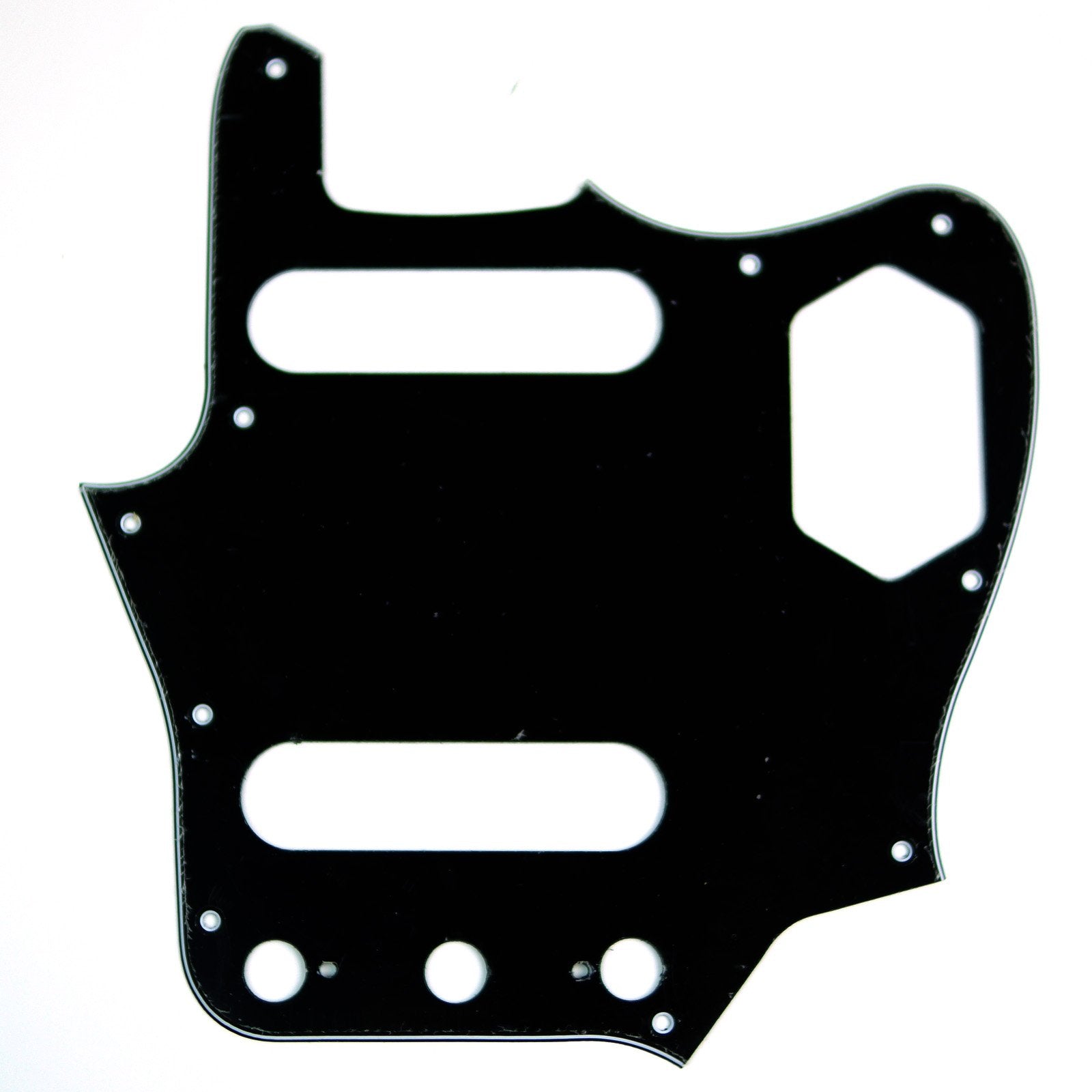 Replacment Pickguard For Jaguar style Guitar,3Ply Black/Japan Reissued