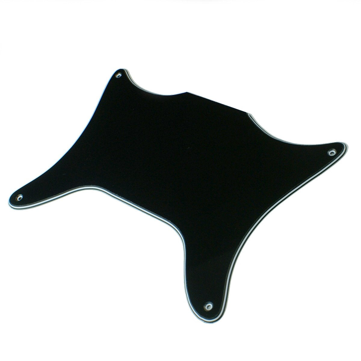 Custom New Guitar Pickguard fits '62-'69 Kalamazoo Coronet model,3ply Black