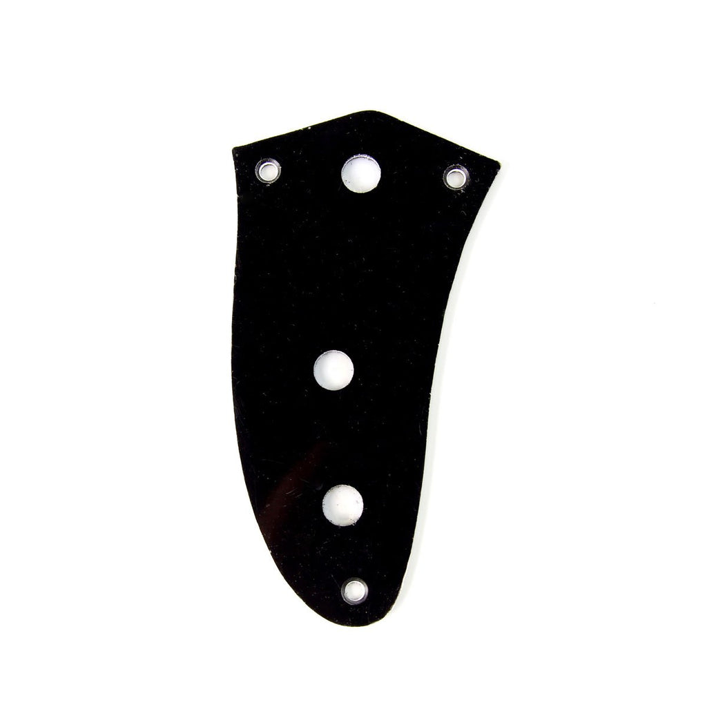 Custom Control Plate For Jaguar Style Guitar,Plastic PVC 3ply Black