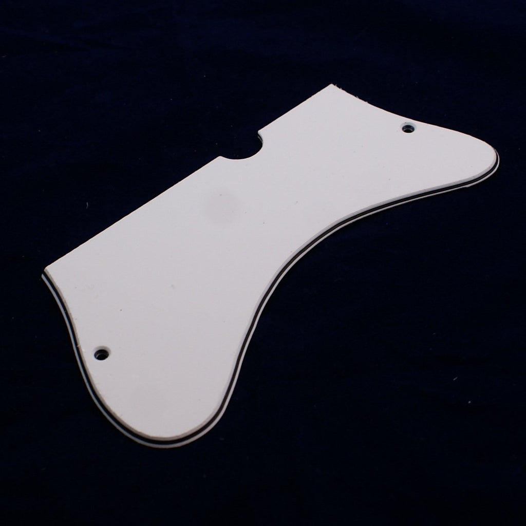 DANELECTRO U2 Styel Guitar Pickguard,3Ply white