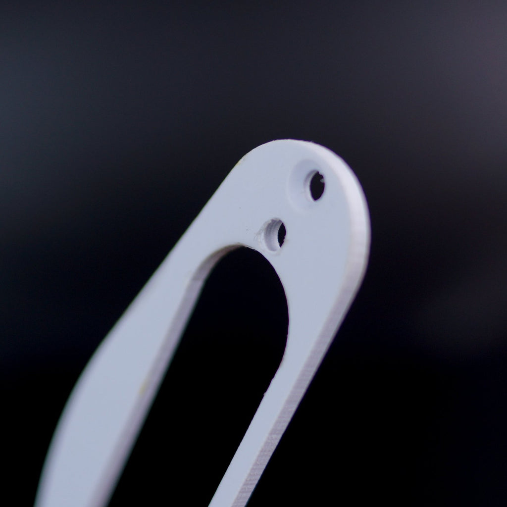 PVC Pickup Mounting Ring Plate for Tele Neck Pickup,1ply White (H04)