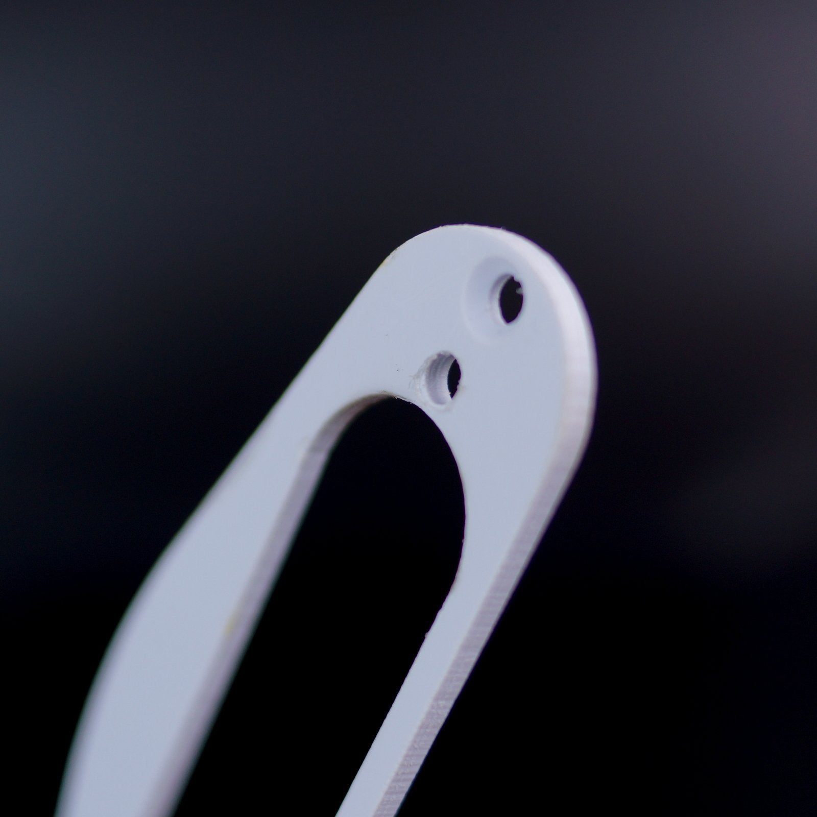 PVC Pickup Mounting Ring Plate for Tele Neck Pickup,1ply White (H04)