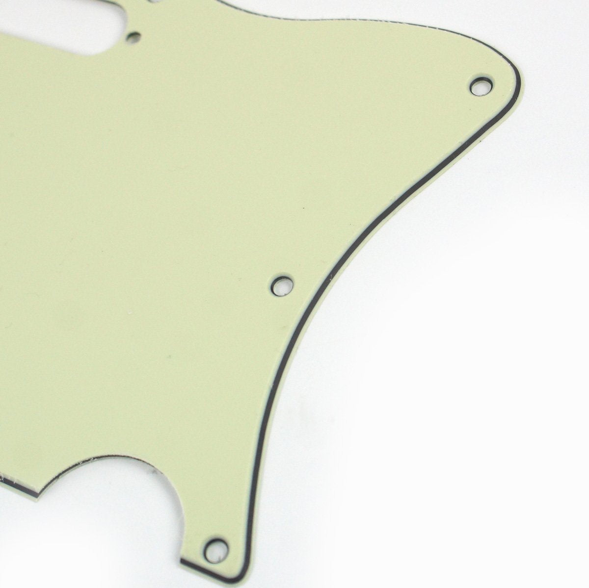 ACOUSTASONIC TELE Hybrid Style Guitar Pickguard, 3Ply Vintage Mint Green