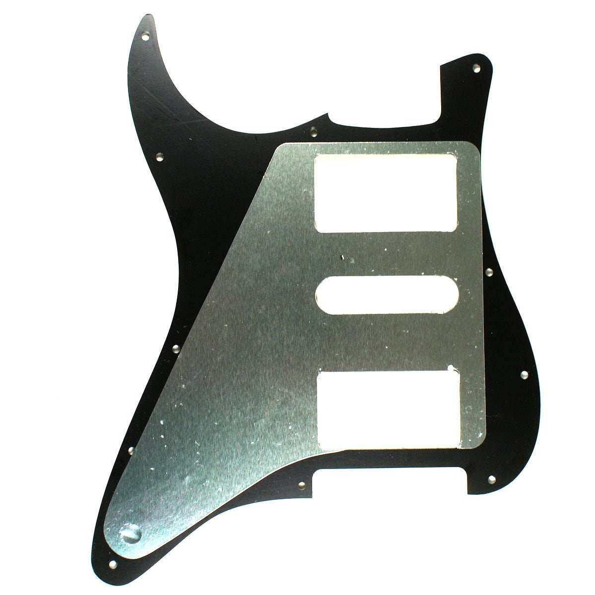 3 Ply Guitar Pickguard For Fender Stratocaster Strat HSH Pickups -BLACK (B29)