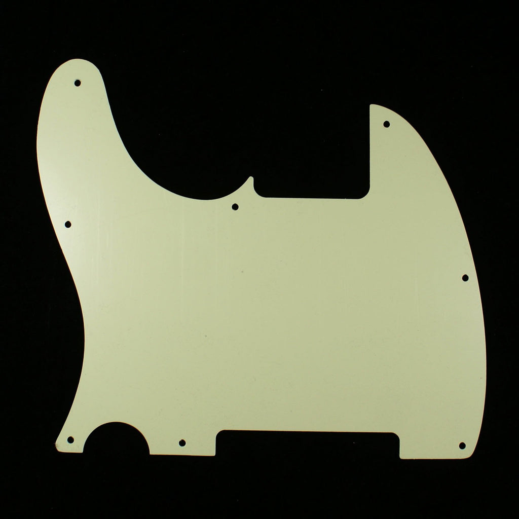 (E75) Telecaster Tele Esquire Style Guitar pickguard,3ply Vintage Green