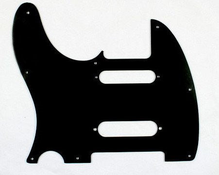 (B49) Custom Guitar Pickguard Fits Nashville Tele style ,3Ply Black