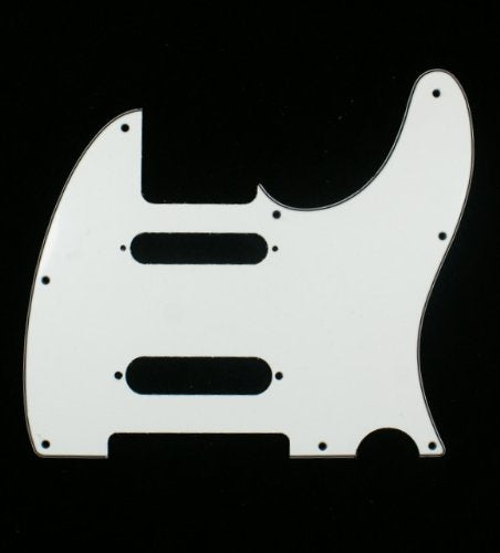 (A63) Custom Guitar Pickguard For Nashville Tele Style ,3ply White