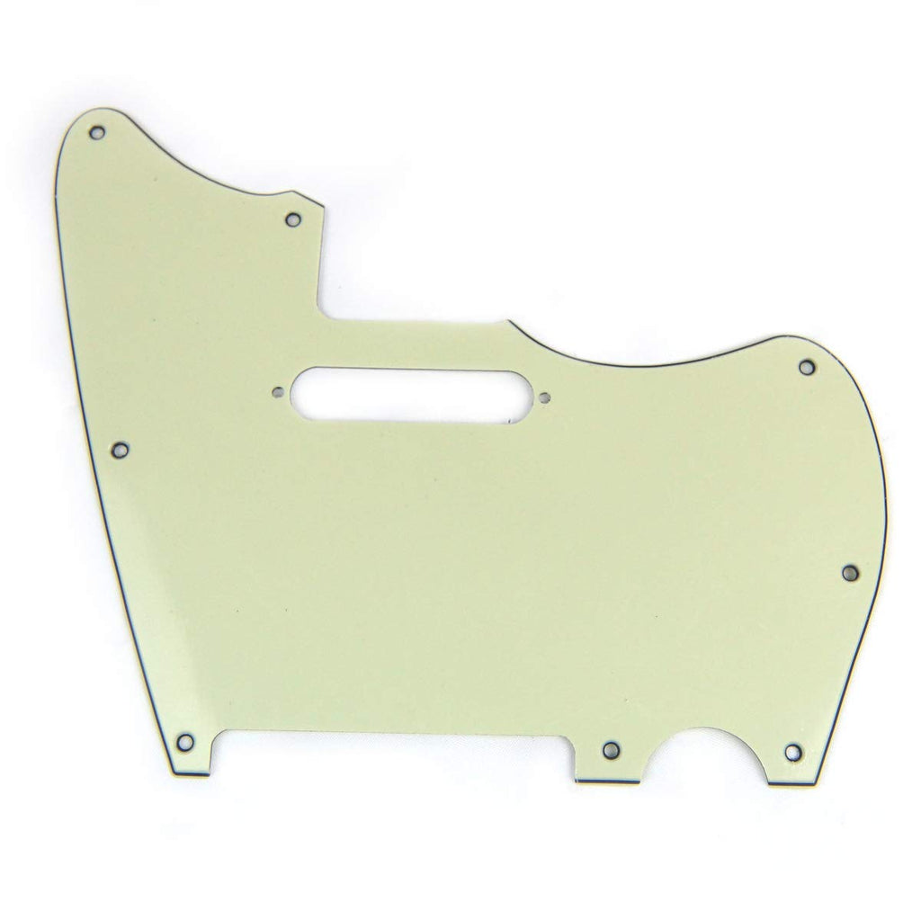 Jazzcaster/telemaster Hybrid Style Guitar Pickguard,1 pickup, Mint Green