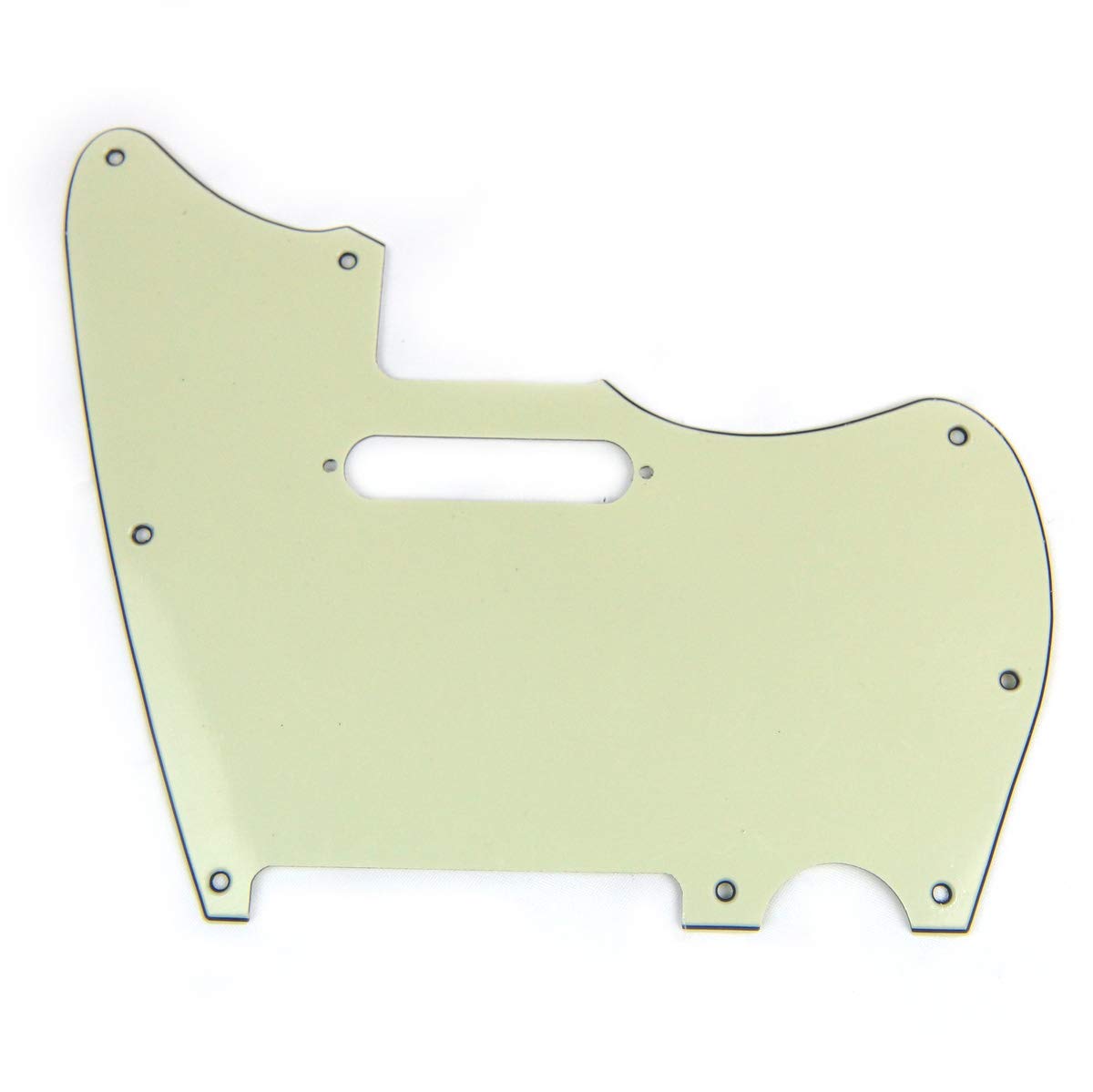 Jazzcaster/telemaster Hybrid Style Guitar Pickguard,1 pickup, Mint Green