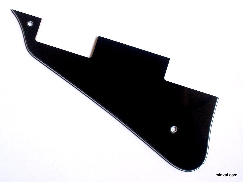 3 Ply LP Les paul Style Left-Handed Universal Guitar Pickguard -BLACK (C11)